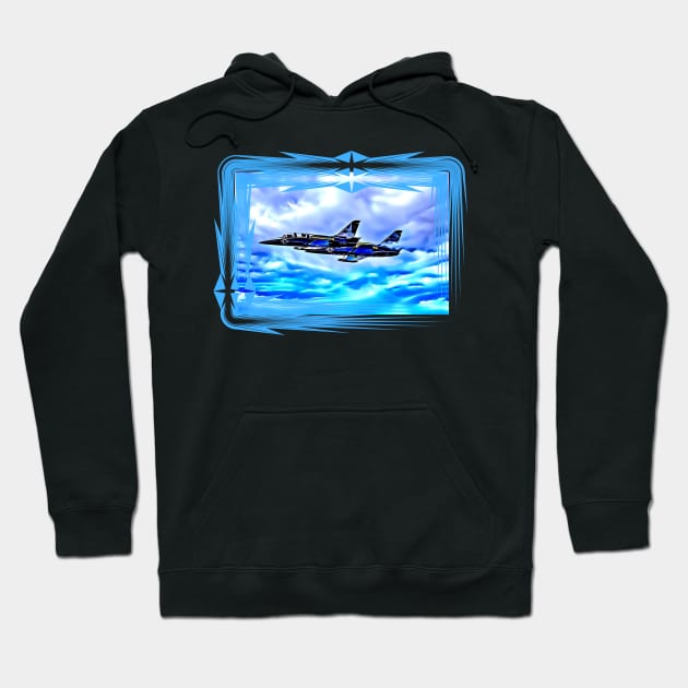 Fighter Aircraft Hoodie by Arie